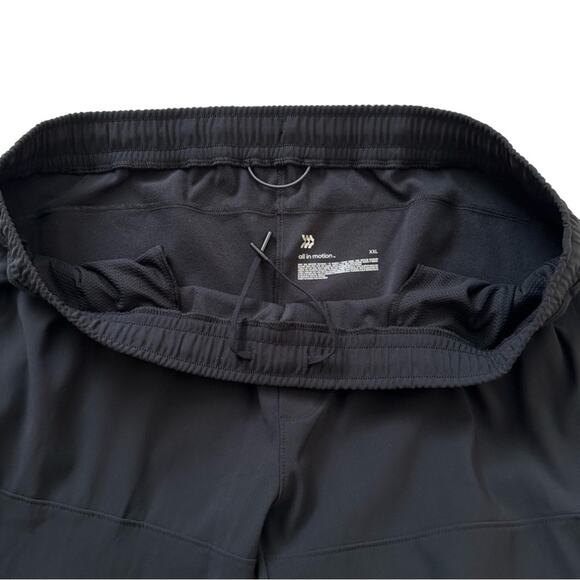 All In Motion Pants Black Stretch Pull On Cargo Tapered Leg Active Size XXL NEW - Picture 5 of 12